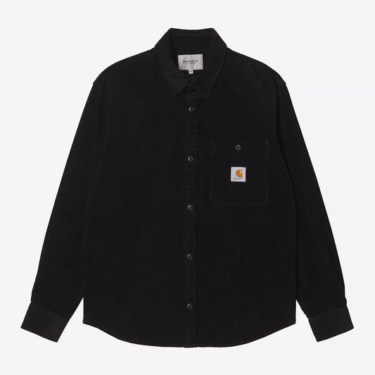 Carhartt WIP Flint Corduroy Shirt - Black