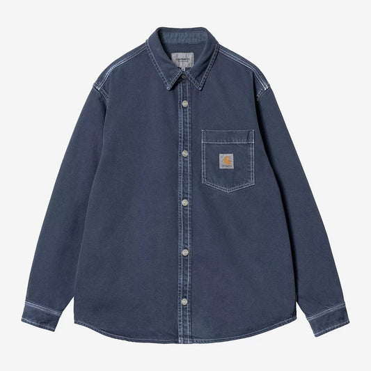 Carhartt WIP George Shirt Jac 'Smithfield' - Navy Denim