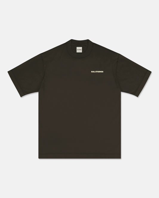 HAL STUDIOS Inside Out Uniform T-Shirt - Coffee Brown