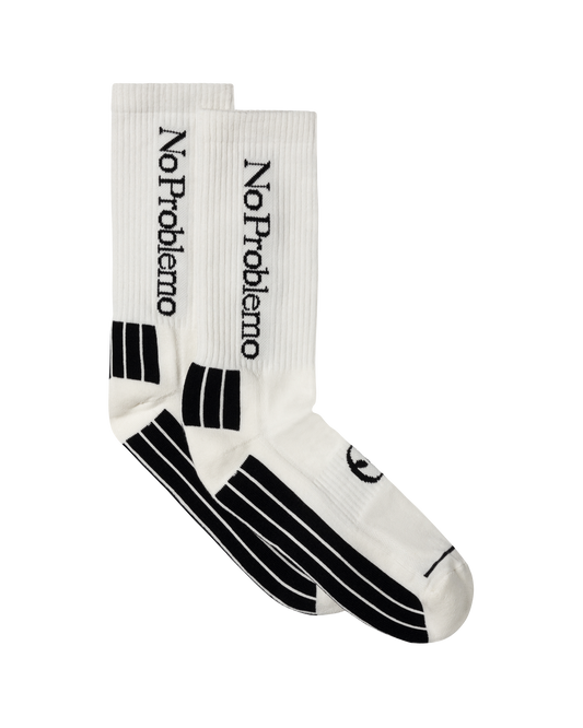 No Problemo Sock - White