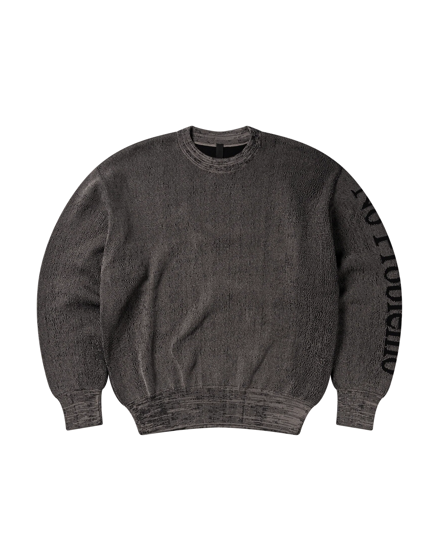 No Problemo Glitch Knit Crew Neck - Black