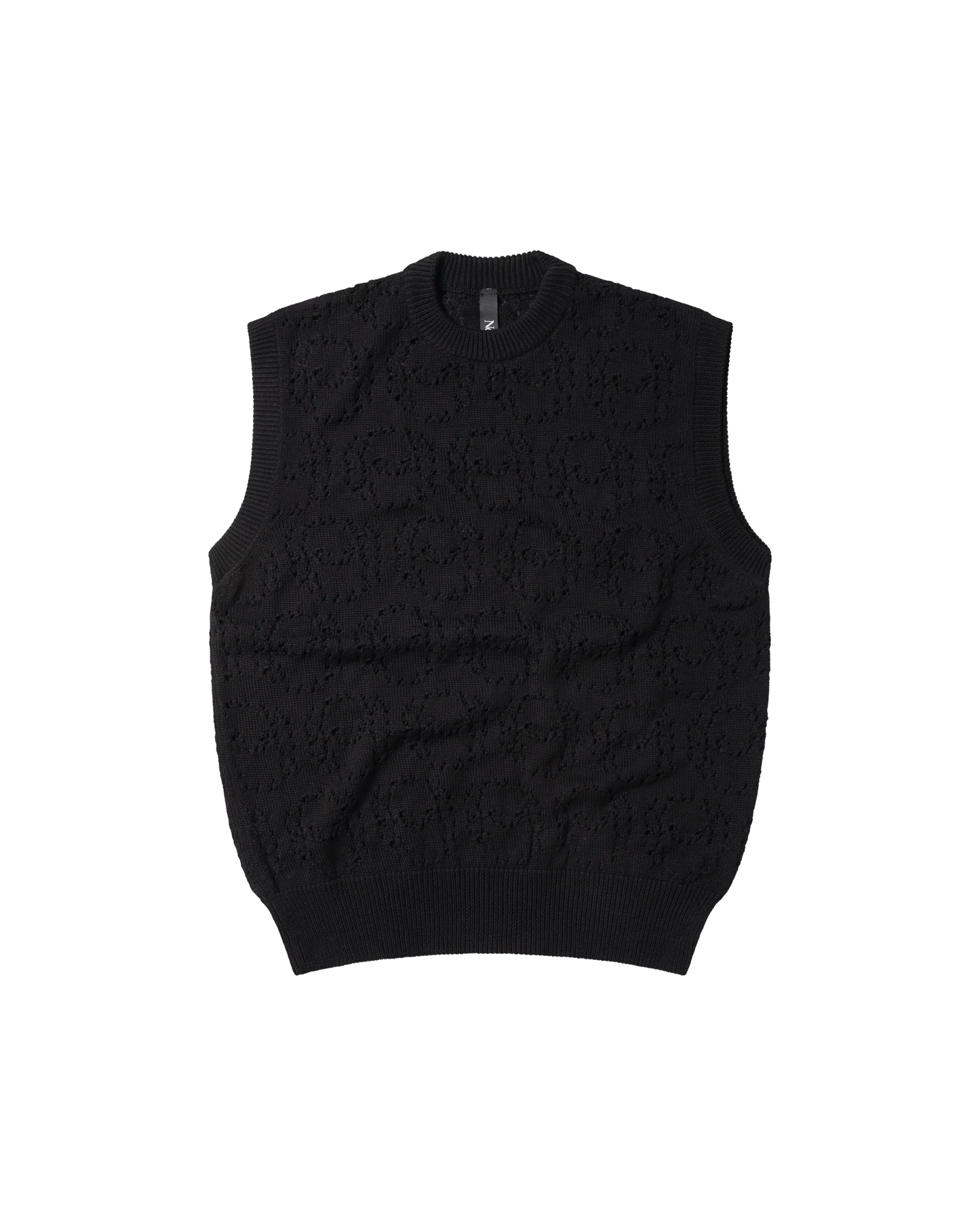 No Problemo Alien-O Lace Vest - Black