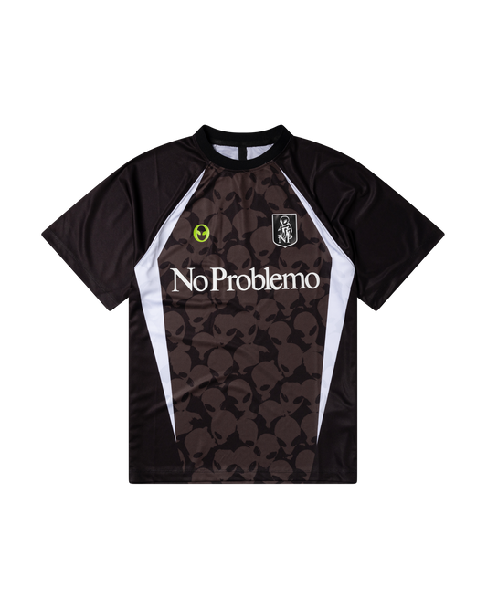 No Problemo Area 51 Football Shirt- Black